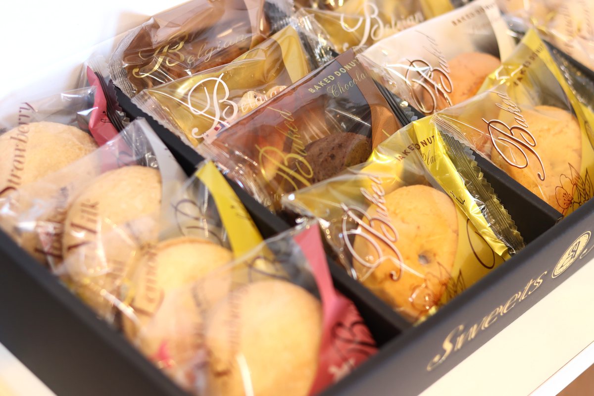ギフトセットの商品例（焼き菓子の詰め合わせ）